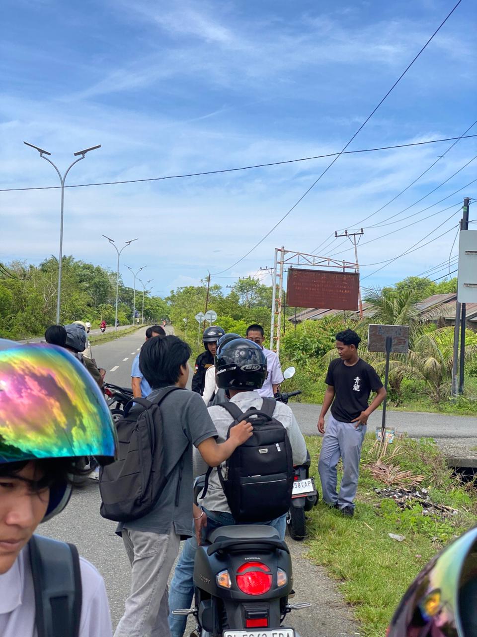 Kecelakaan Libatkan Mahasiswi dan Dua Siswa SMA di Jalan Alpen